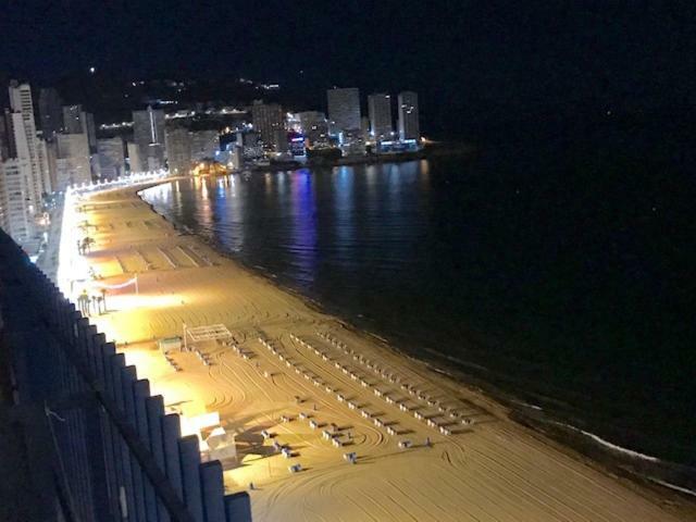 Benidorm 1ª Linea Playa Levante, Garage, Wifi, Climatizacion Extérieur photo