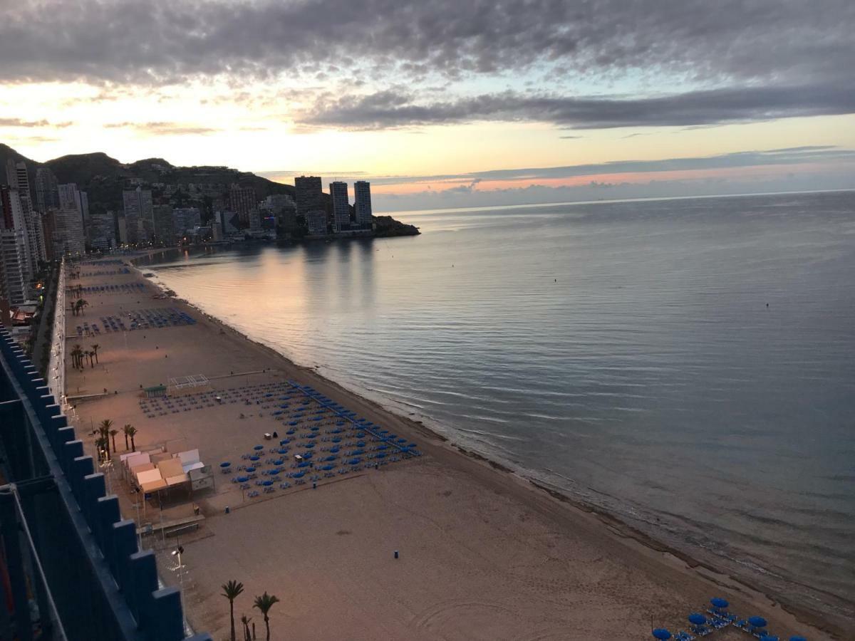 Benidorm 1ª Linea Playa Levante, Garage, Wifi, Climatizacion Extérieur photo